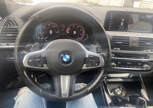 BMW X3 cena 136000 przebieg: 156000, rok produkcji 2018 z Pabianice małe 407